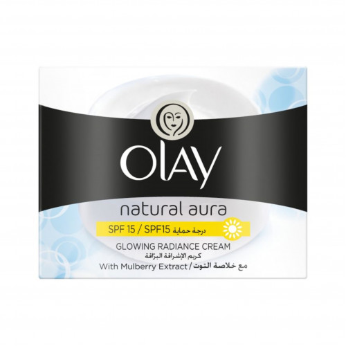 كريم النهار الطبيعي المتوهج من أولاي ، عامل حماية من الشمس 15 بخلاصة التوت 50 جرام