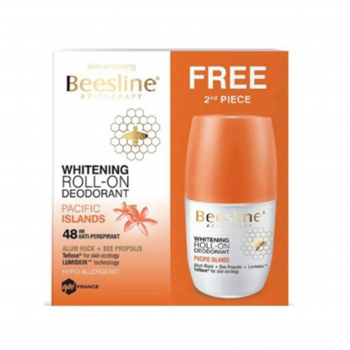 بيزلين مزيل العرق رول اون مفتح للبشرة برائحه جزر الباسيفيك 50 مل 1+1