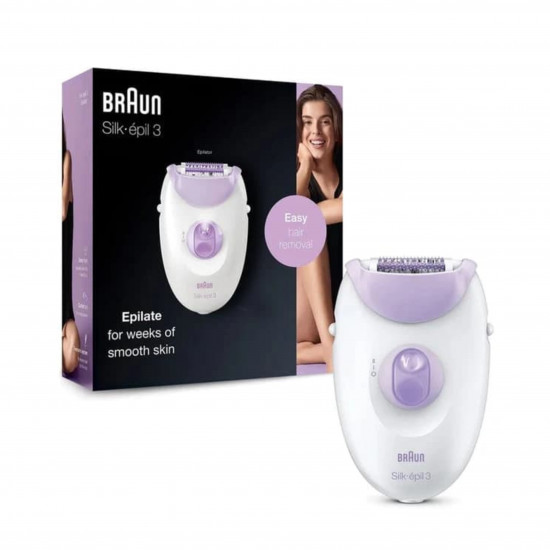 جهاز ازالة الشعر للنساء من براون – بنفسجي سيلك ابيل 3