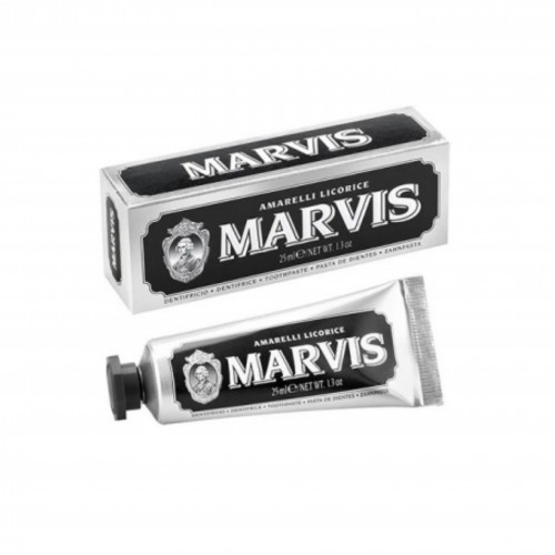 مارفيس - معجون أسنان أماريللي بعرق السوس،25مل مارفيس - معجون أسنان أماريللي بعرق السوس،25مل