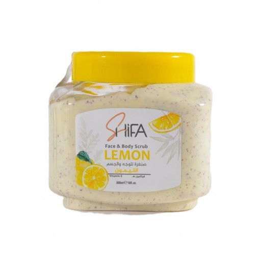 مقشر للوجه والجسم بالليمون من شفا - 300 مل مقشر للوجه والجسم بالليمون من شفا - 300 مل