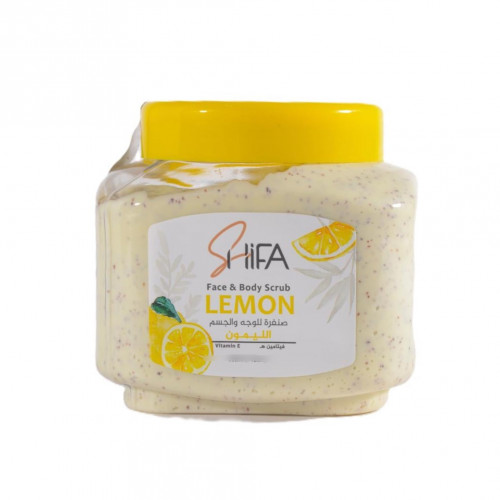مقشر للوجه والجسم بالليمون من شفا - 500مل مقشر للوجه والجسم بالليمون من شفا - 500مل
