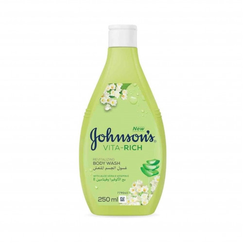 جونسون فيتا ريتش الصبار منعش غسول الجسم 250مل جونسون فيتا ريتش الصبار منعش غسول الجسم 250مل