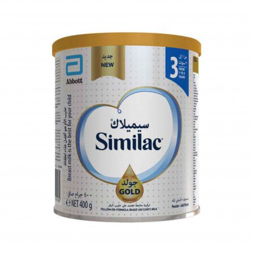 سيميلاك حليب أطفال بودرة جولد 3 اتش ام او 400 جم