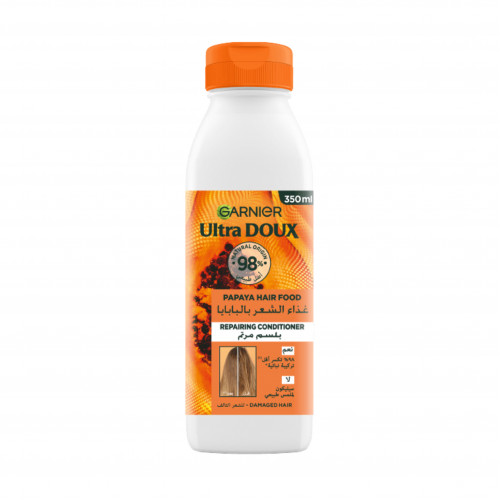 بلسم البابايا الغذائي لإصلاح الشعر التالف من غارنييه 350مل