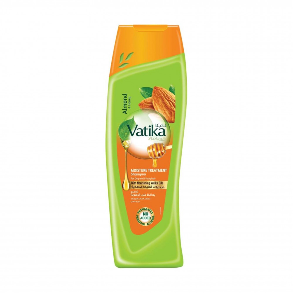 شامبو دابر فاتيكا ناتشورالز المرطب باللوز والعسل للشعر الجاف والمجعد 400مل