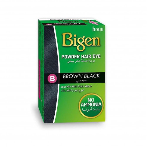 صبغة شعر بيجن بودرة بني اسود - 6 غرام صبغة شعر بيجن بودرة بني اسود - 6 غرام