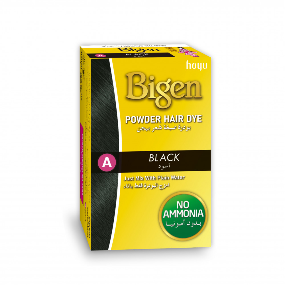 صبغة شعر بيجن بودرة اسود - 6 غرام