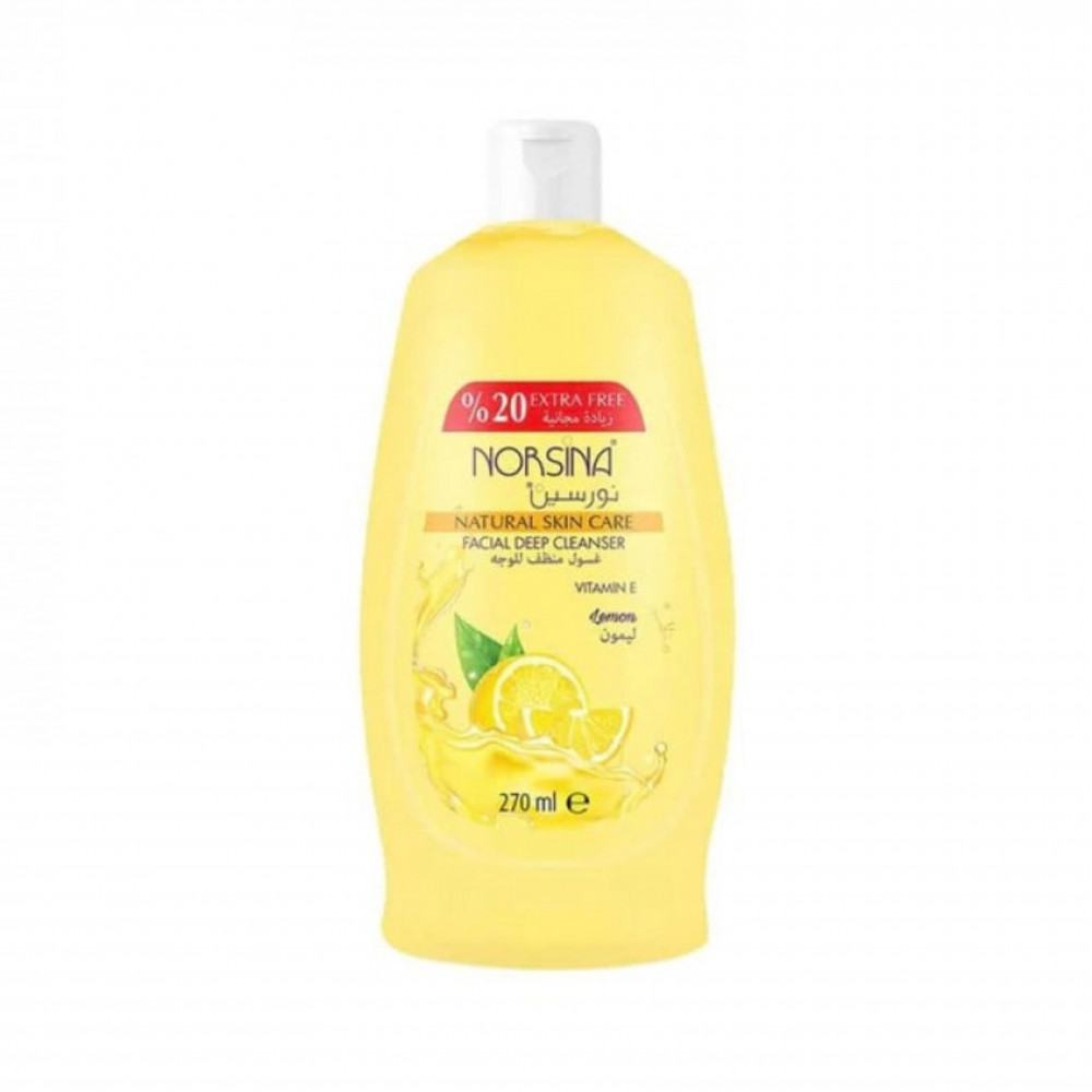 غسول تنظيف الوجه بالليمون نورسينا 270مل