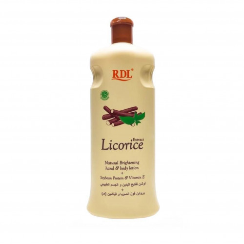 لوشن عرق السوس لليدين والجسم من ار دي ال 600مل