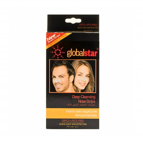 جلوبال ستار لاصقات التنظيف العميق للأنف -22 لصقة