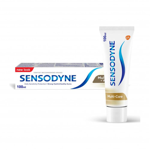 معجون أسنان سنسوداين متعدد العناية + تبييض، 100 مل