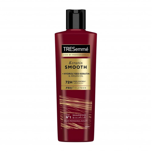 شامبو كيراتين سموث بزيت الأرجان للشعر الجاف والمجعد من تريسمي، 200 مل شامبو كيراتين سموث بزيت الأرجان للشعر الجاف والمجعد من تريسمي، 200 مل