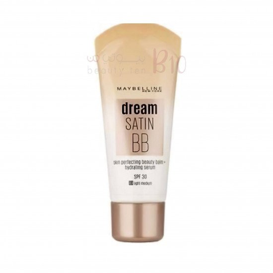 كريم بي بي دريم ساتين للبشرة SPF 30 من ميبلين 03 فاتح وسط 30مل كريم بي بي دريم ساتين للبشرة SPF 30 من ميبلين 03 فاتح وسط 30مل
