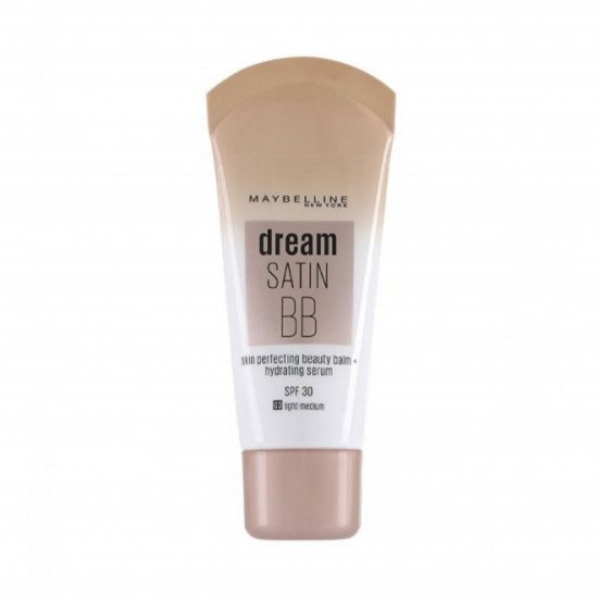 كريم بي بي دريم ساتين للبشرة SPF 30 من ميبلين 03 فاتح وسط 30مل كريم بي بي دريم ساتين للبشرة SPF 30 من ميبلين 03 فاتح وسط 30مل