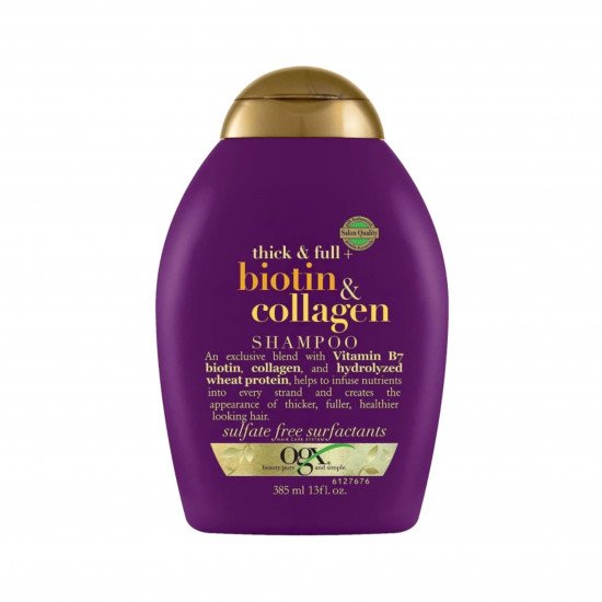 أورجانيكس شامبو بيوتين وكولاجين 385 مل