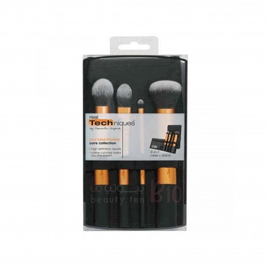 مجموعة فرش مكياج كور من ريل تكنيك - 5 قطع