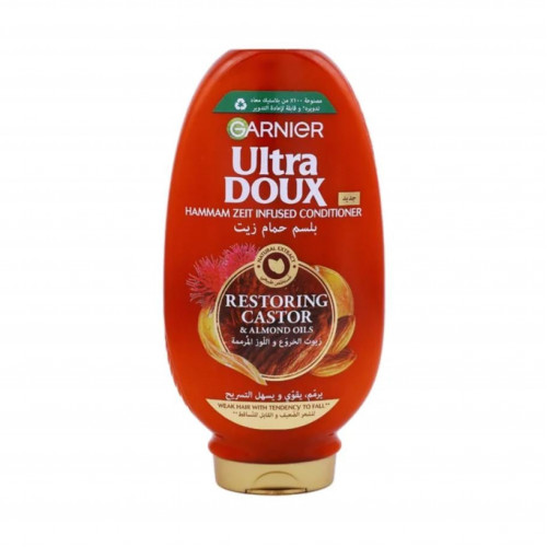 غارنييه الترا دو بلسم معالج بزيت الخروع واللوز، 360 مل