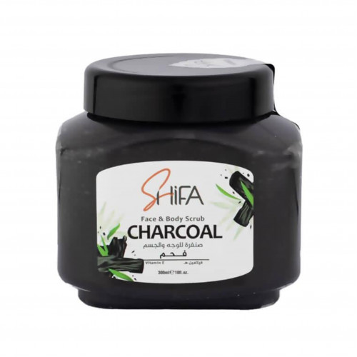 مقشر شفا للوجه والجسم بالفحم - 300 مل مقشر شفا للوجه والجسم بالفحم - 300 مل