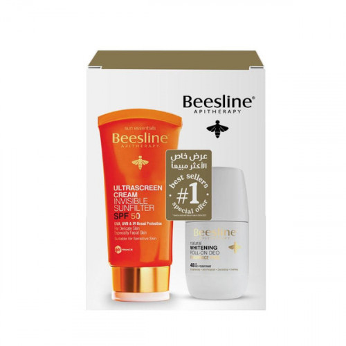 بيزلين عرض خاص (مزيل عرق مفتح غير معطر+كريم واقي  شمس)