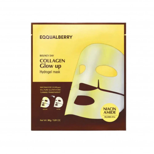 قناع هيدروجيل الكولاجين المتوهج من إيكيوالبيري