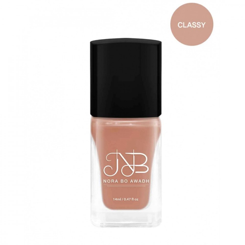 طلاء اظافر  من نورة بو عوض لون- كلاسي