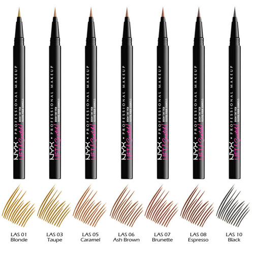 قلم رسم الحواجب بفرشاة صغيرة من ان واي اكس -لاس اسبريسو 08