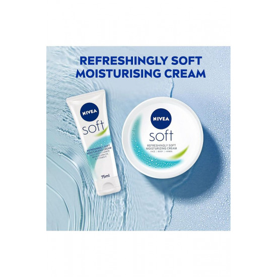 نيفيا، سوفت كريم مرطب للحصول على بشرة رطبة ومنتعشة - 300 مل
