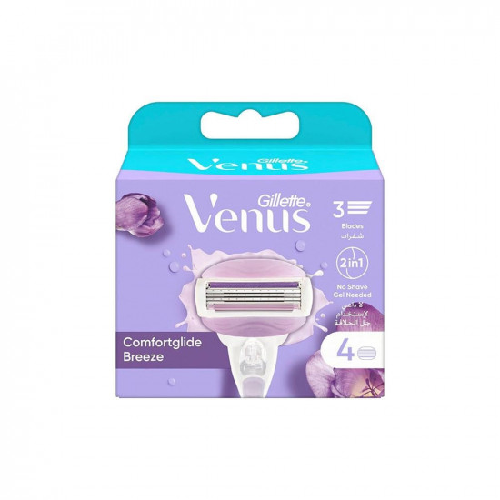 جيليت فينوس غيار شفرة حلاقة بريز للنساء 4 قطع