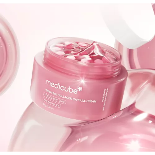 كريم كبسولات الكولاجين الوردي من ميديكوب 55مل