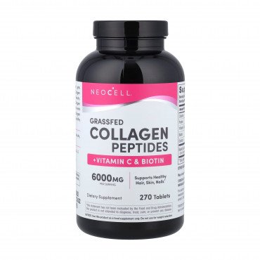 كولاجين فائق ، + فيتامين جـ وبيوتين من نيوسيل 270 قرصًا