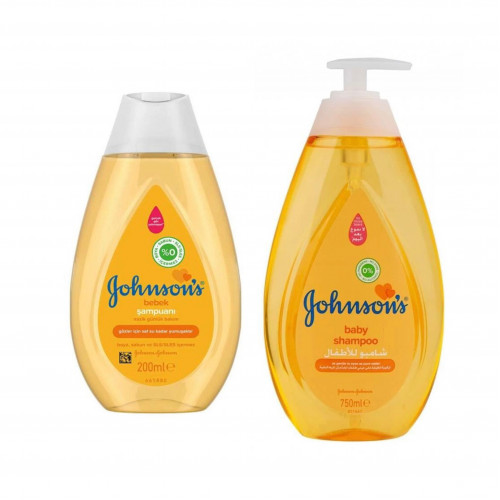 عرض جونسون ، شامبو للأطفال 750 مل + شامبو جونسون 200 مل