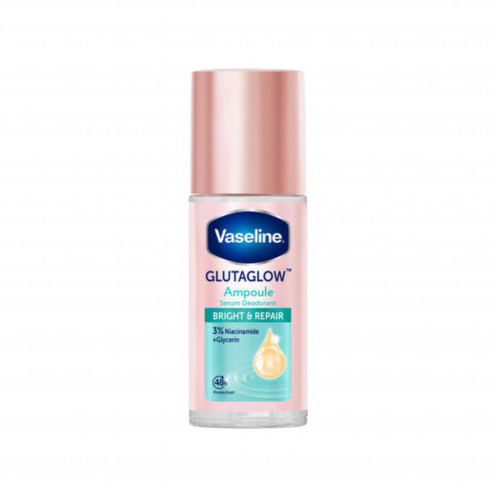 مزيل العرق تايلندي جلوتاجلو برايت اند ريبير من فازلين 45مل