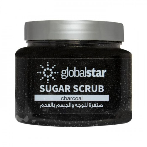 جلوبال - صنفرة السكر للوجه والجسم بخلاصة الفحم 600جم