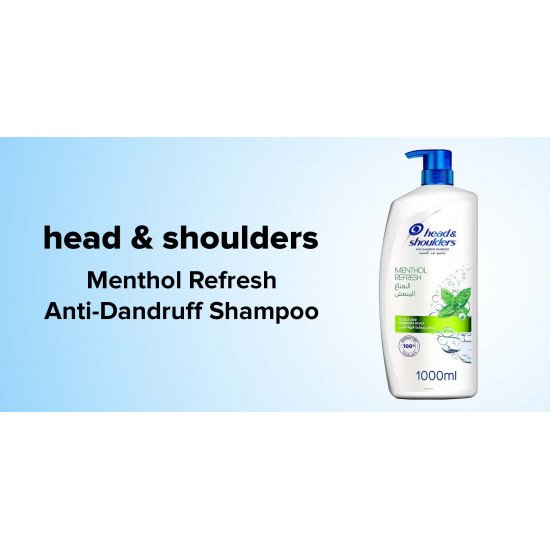 شامبو ضد القشرة بالنعناع المنعش من هيد & شولدرز  1000 مل