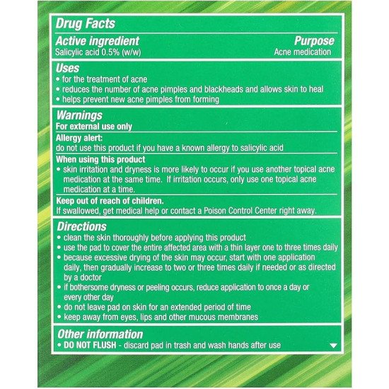 مسحات حب الشباب الطبية من ستريدكس للبشرة الحساسة 90 قطعة