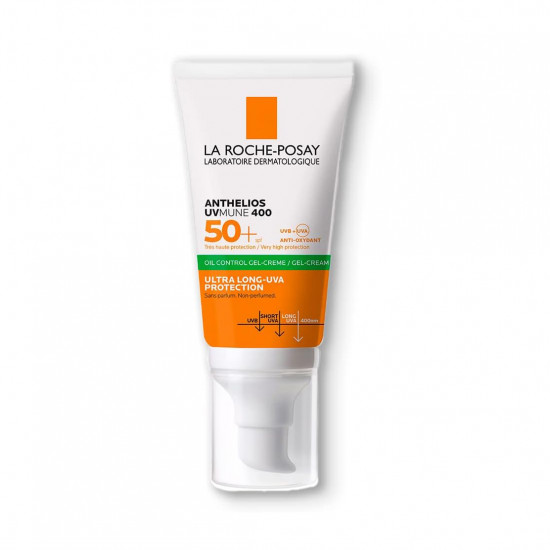 جل واقي شمس للبشرة الدهنية شديدة الحساسية للضوء  50+من لاروش بوزيه