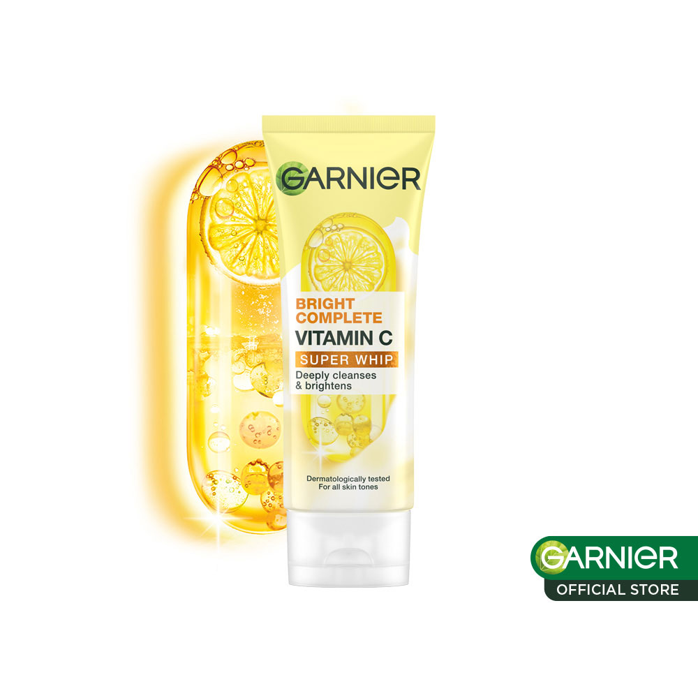 رغوة سوبر ويب برايت كومبليت بفيتامين سي من غارنييه 100مل