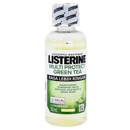 ليسترين غسول فم بالشاي الاخضر الطبيعي - 100 مل