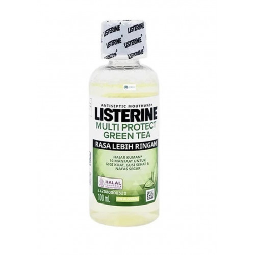 ليسترين غسول فم بالشاي الاخضر الطبيعي - 100 مل ليسترين غسول فم بالشاي الاخضر الطبيعي - 100 مل