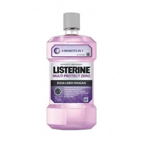 غسول الفم ليسترين ملتي بروتيكت زيرو - 250 مل غسول الفم ليسترين ملتي بروتيكت زيرو - 250 مل