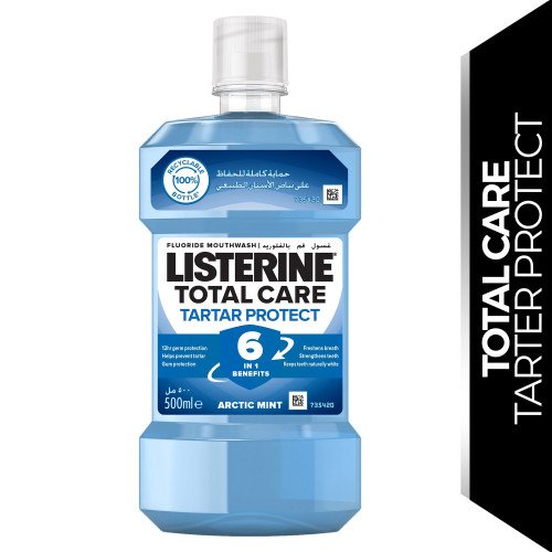 غسول الفم ليسترين للعناية الكاملة بالجير 250مل غسول الفم ليسترين للعناية الكاملة بالجير 250مل
