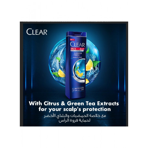 شامبو للرجال، شامبو مضاد للقشرة انتعاش يدوم 24 ساعة، 350مل