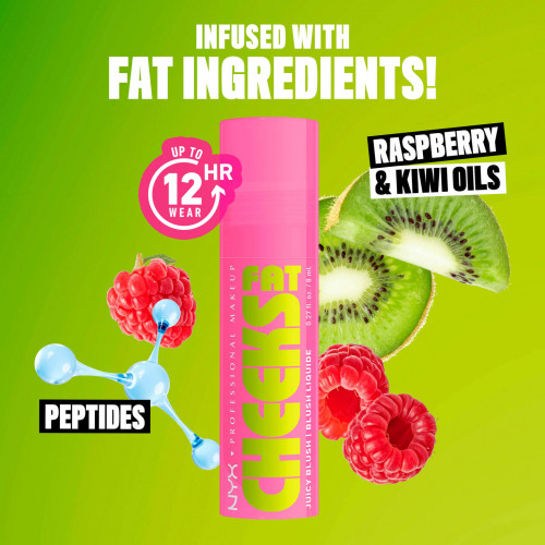 بلاشر أحمر خدود سائل فات شيكس من نيكس – 04 دراجون فروت