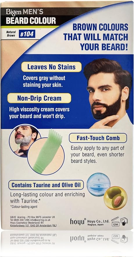 صبغة شعر اللحية للرجال من بيجين b104 صبغة شعر اللحية للرجال من بيجين b104