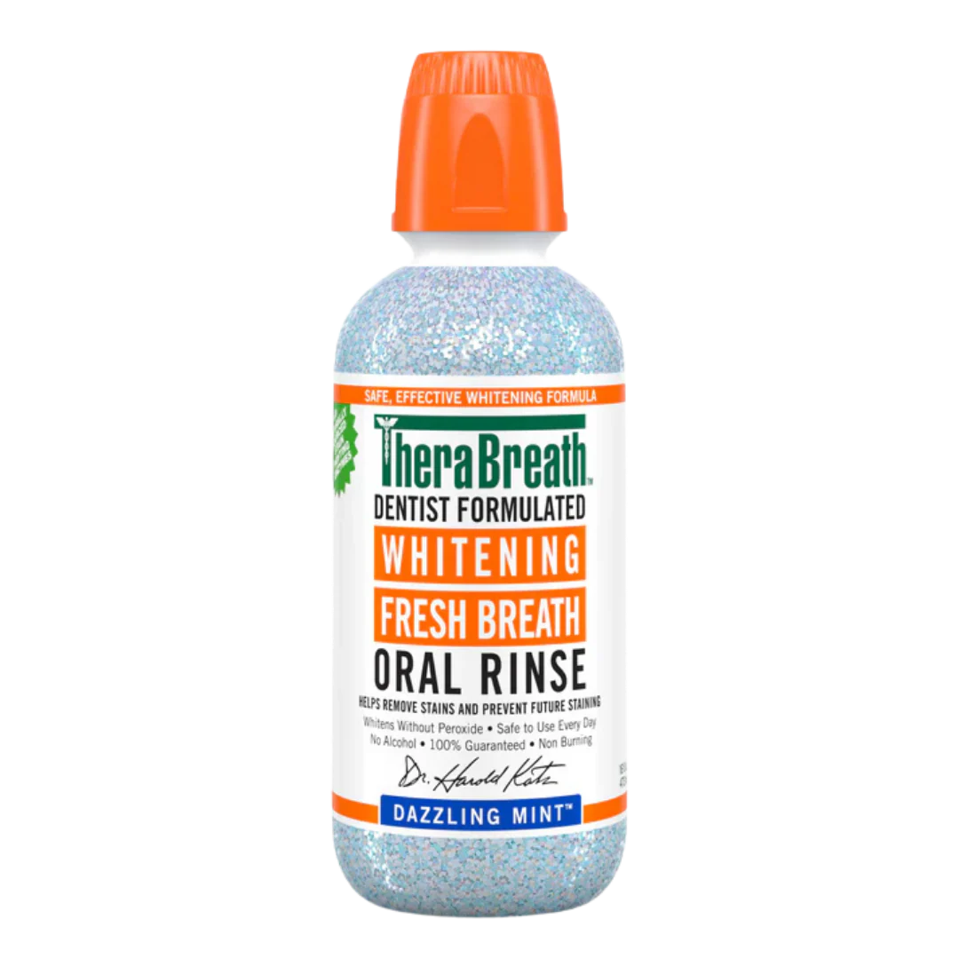 غسول الفم بالنعناع المبيض من ثيرابريث - 473 مل غسول الفم بالنعناع المبيض من ثيرابريث - 473 مل