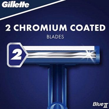 شفرات جيليت بلو 2 للرجال للاستخدام مرة واحدة - 5 قطع شفرات جيليت بلو 2 للرجال للاستخدام مرة واحدة - 5 قطع