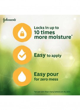 جل زيت جونسون المرطب، برائحة الزهور المنعشة، 200 مل