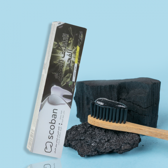 معجون أسنان سكوبان للتنظيف العميق بالفحم معجون أسنان سكوبان للتنظيف العميق بالفحم