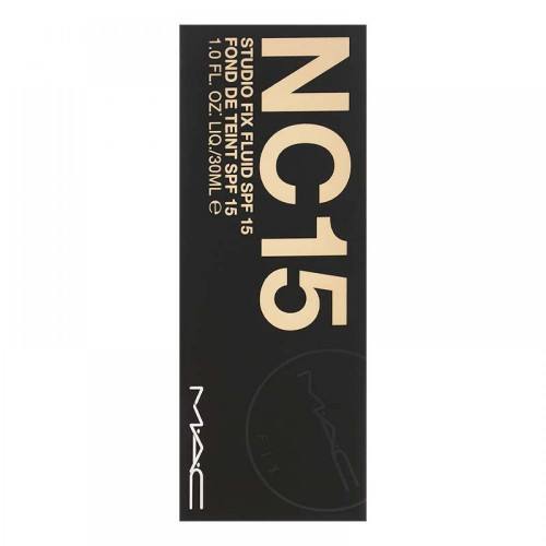 ماك ستوديو فيكس كريم اساس اس بي اف 15 سائل - 30 مل، NC45